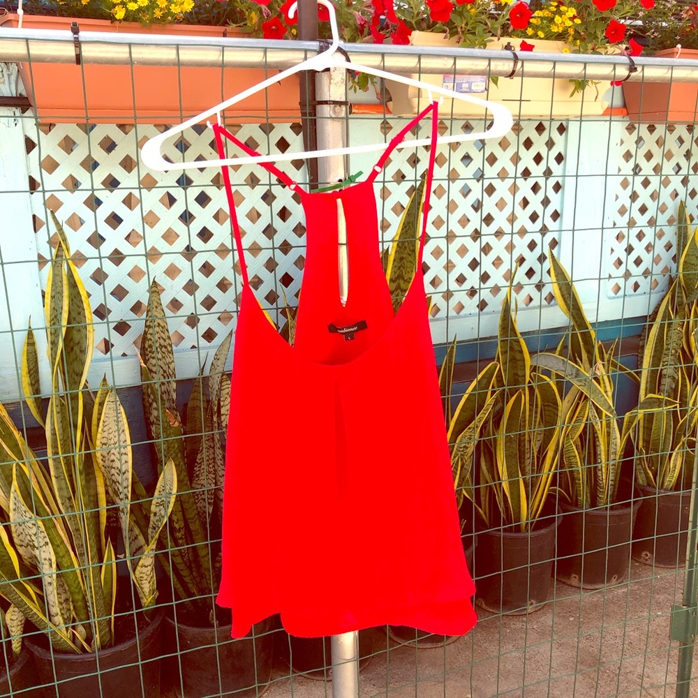 Cute n sexy halter red blouse